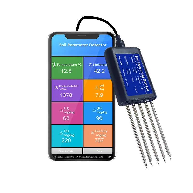 Soil Ph Meter - 2026 TR-300 8-in-1 Soil Moisture Meter