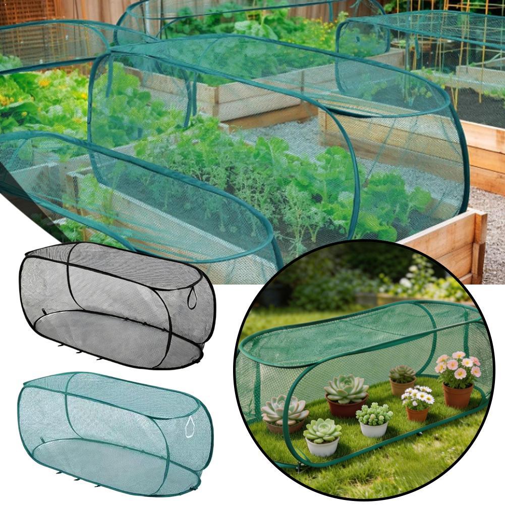 Garden Netting Cover - Foldable Plant Protection Netting Pop Up