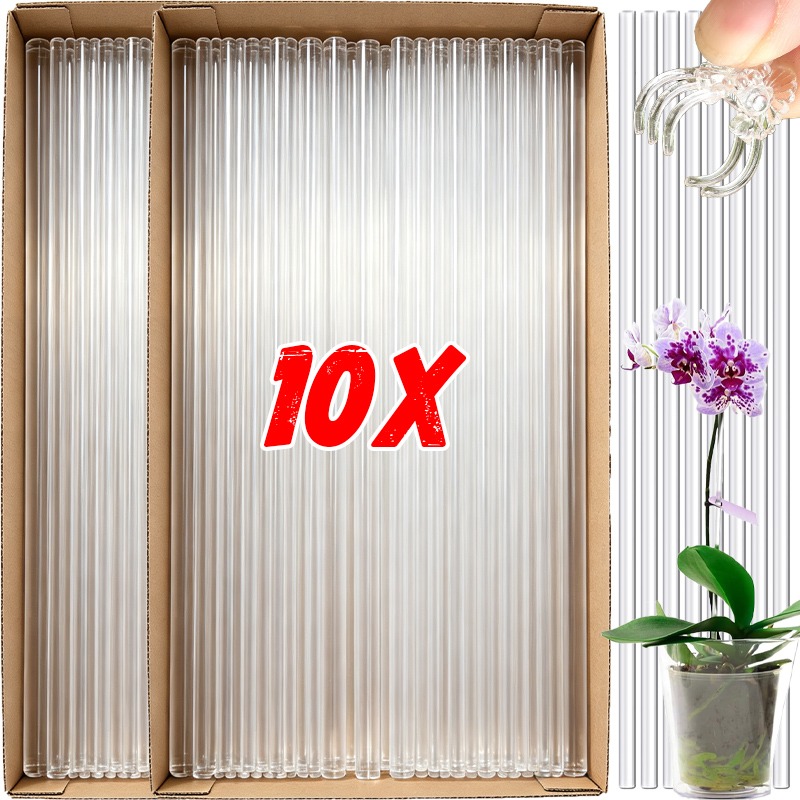 Plant Support Stake - Reusable Clear Flower Support Stake Acrylic