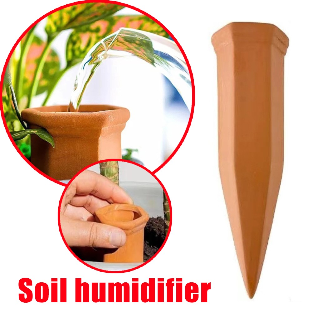 Plant Support Stake - Terracotta Automatic Watering Device Plant Watering