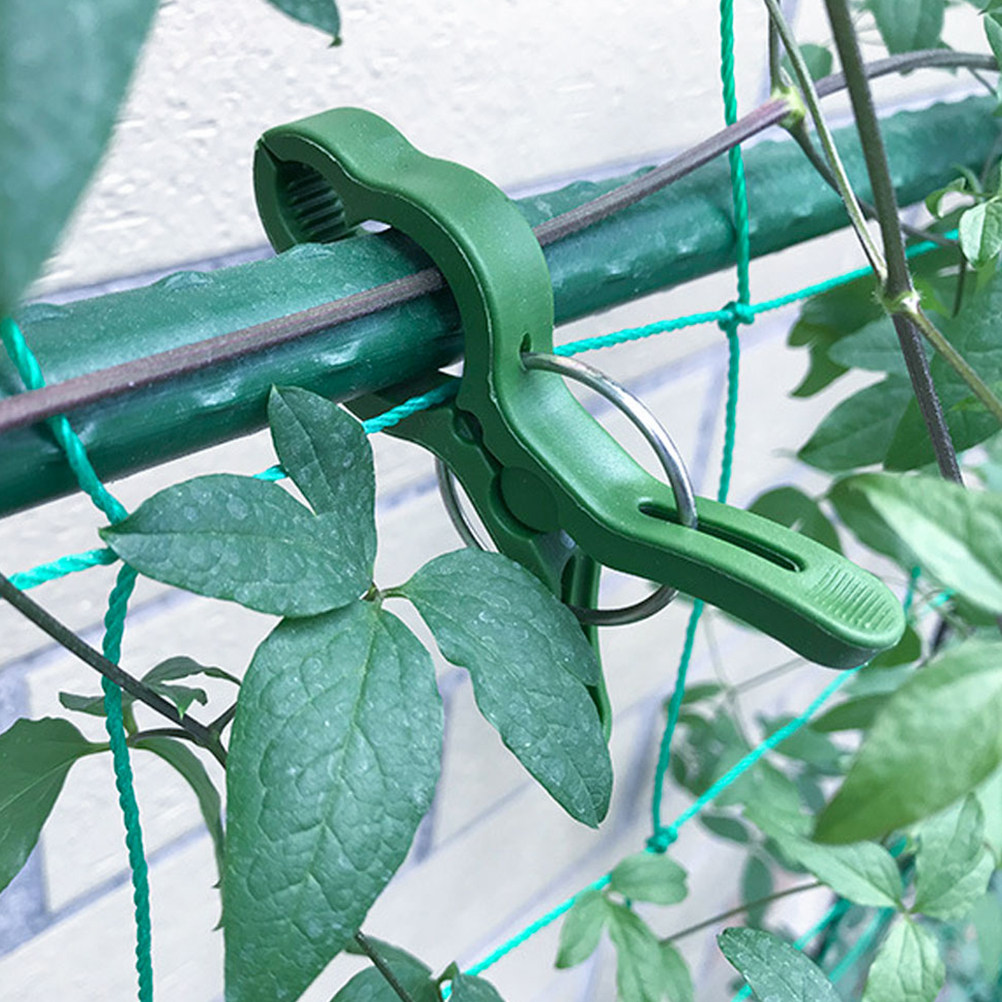 Plant Support Stake - 60Pcs Garden Plant Clips Plastic Plant