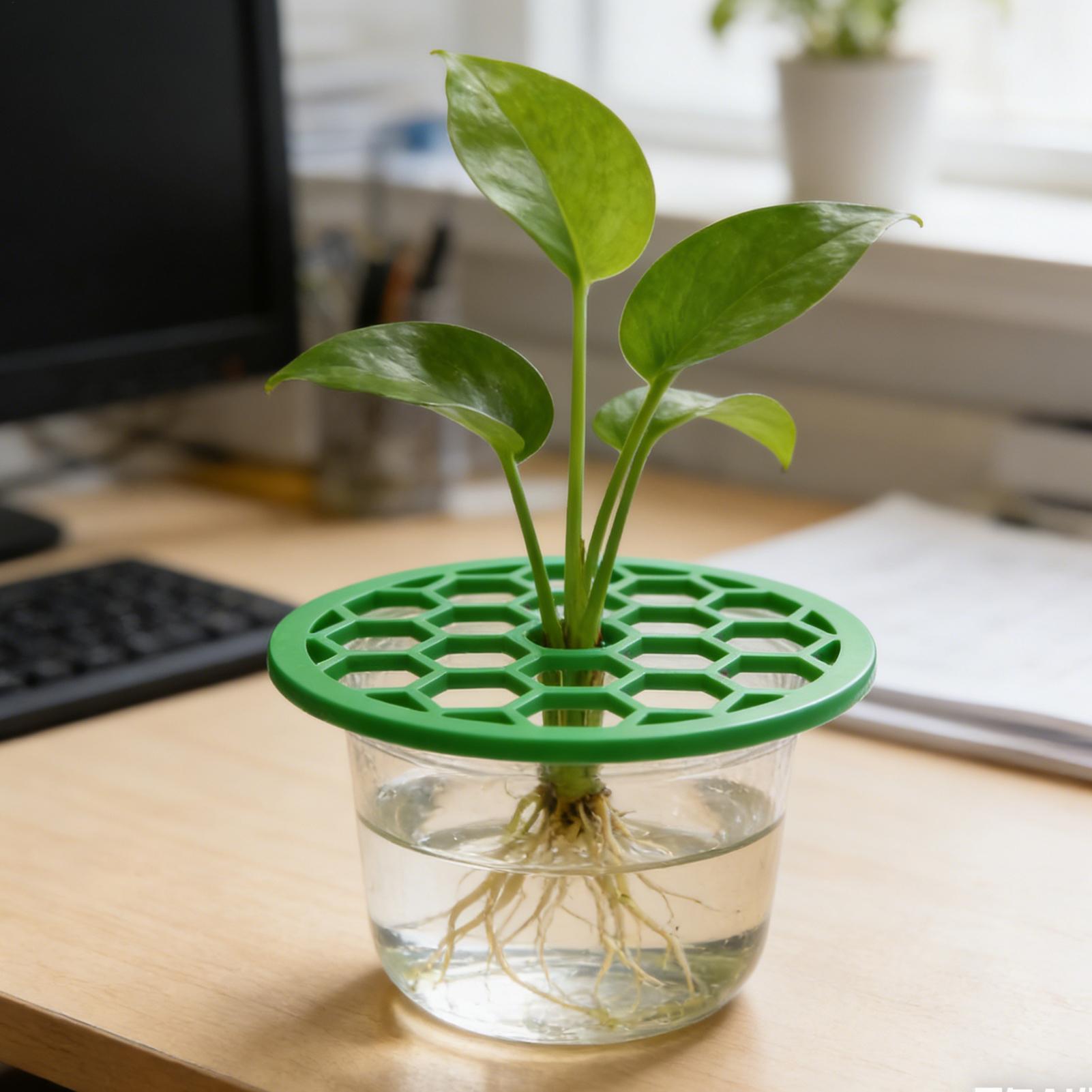 Propagation Tray Dome - Plant Branch Support 4Pcs Green Plastic
