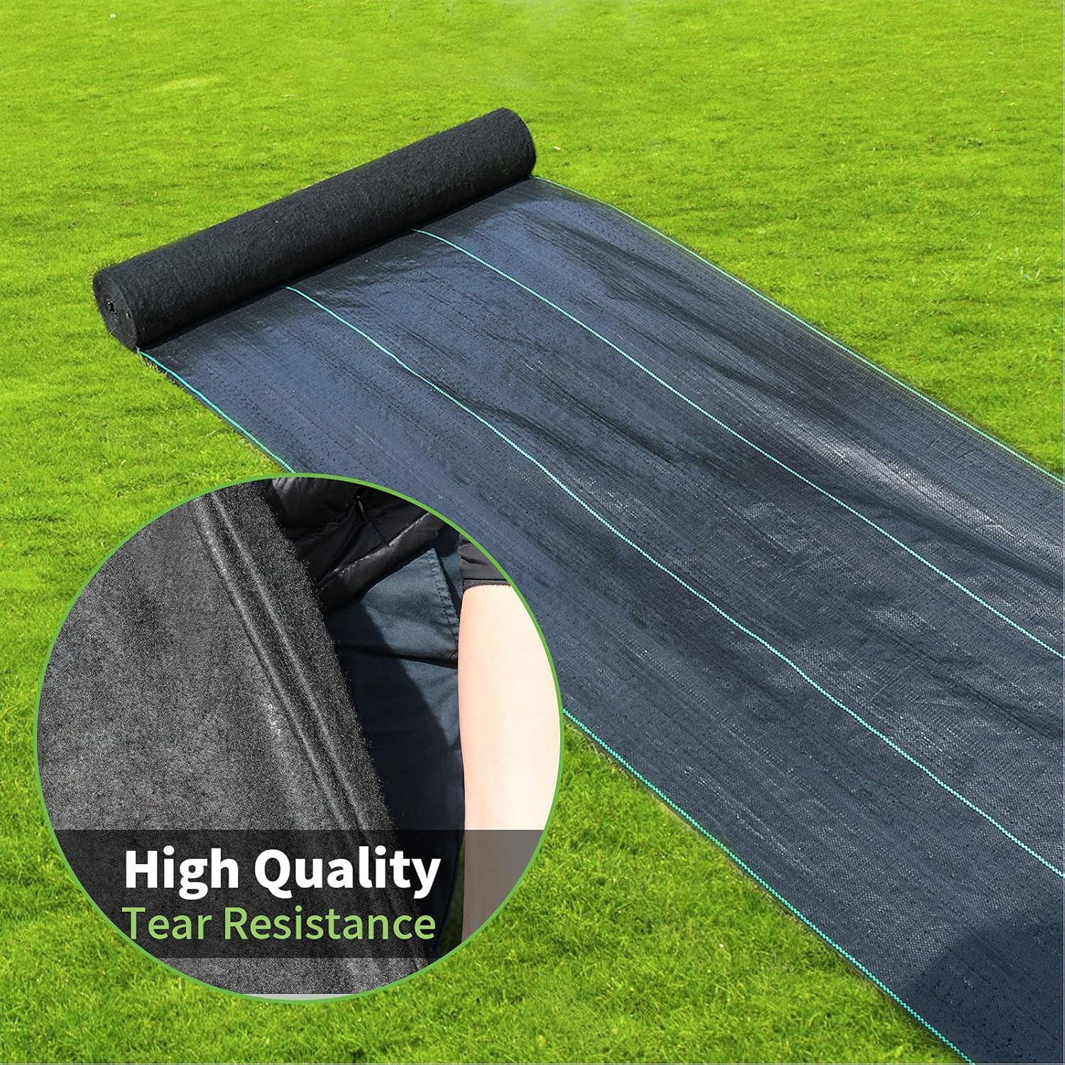 Garden Netting Cover - Heavy Duty Weed Barrier Fabric,Woven Weed
