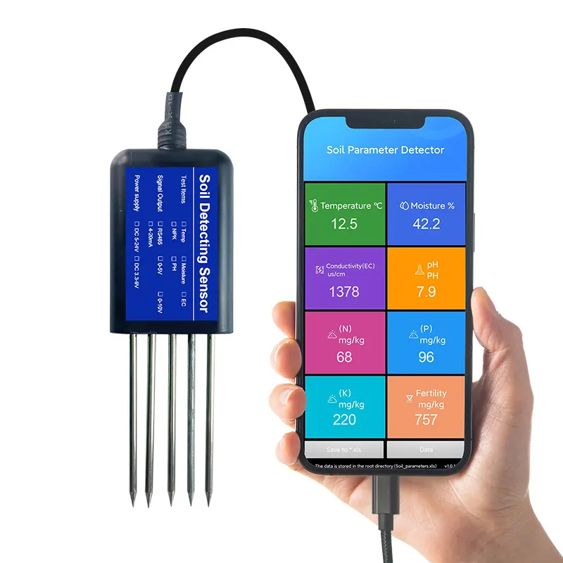 2026 TR-300 8-in-1 Soil Moistu - đánh giá và giá Soil Ph Meter