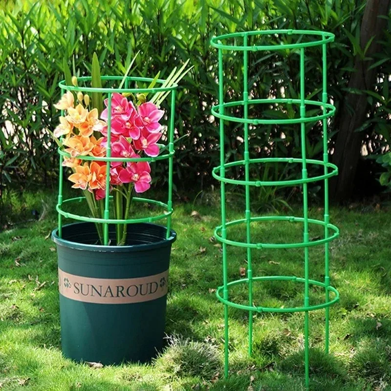 Tomato Cages Trellis Plastic C - đánh giá và giá Plant Support Stake