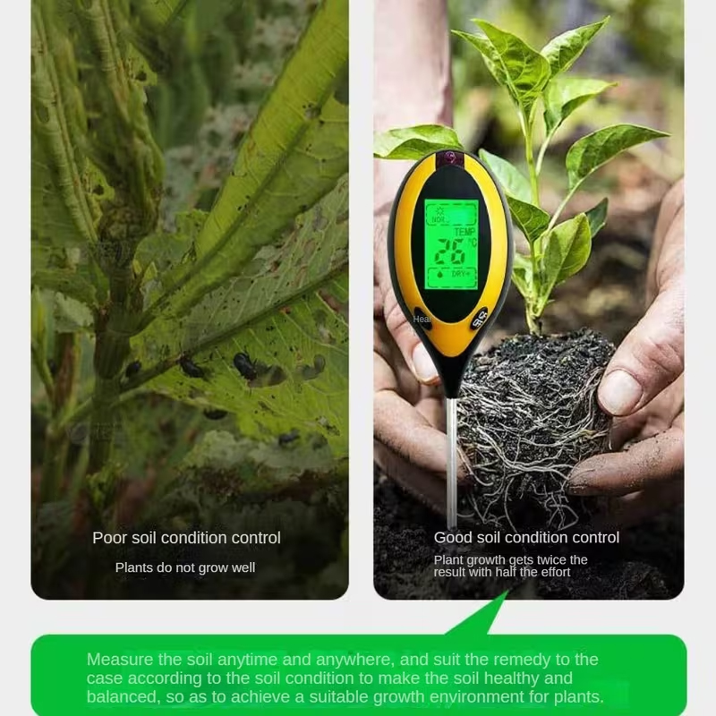 4-in-1 Soil Moisture Meter – M - đánh giá và giá Soil Ph Meter