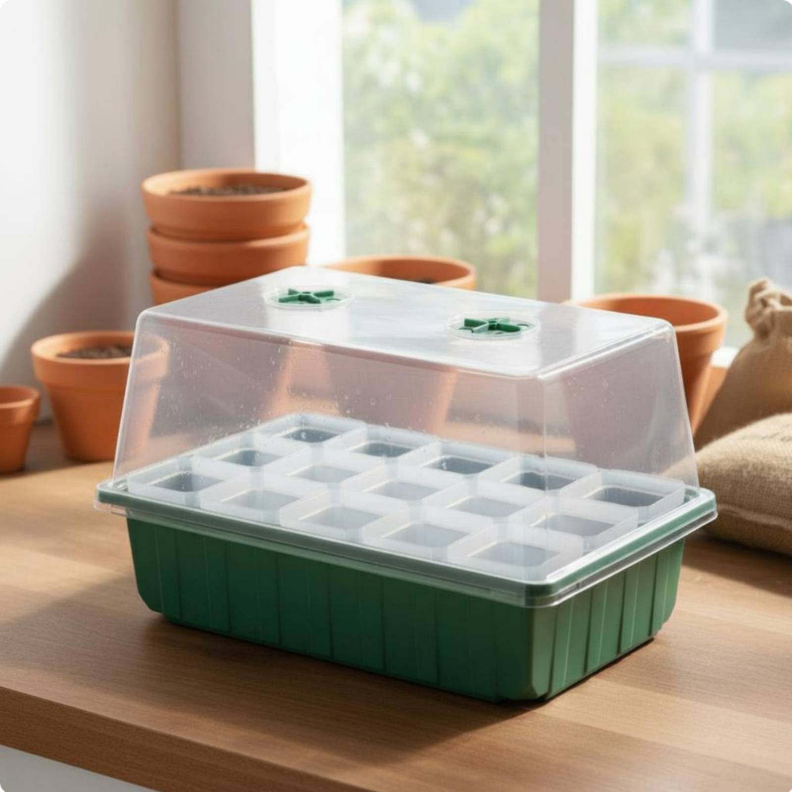 Mini Greenhouse Propagator Box - đánh giá và giá Propagation Tray Dome