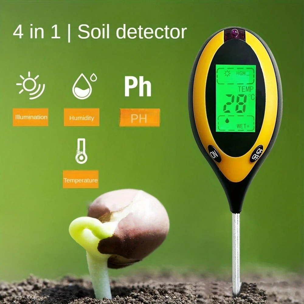Portable Soil PH and Humidity  - đánh giá và giá Soil Ph Meter