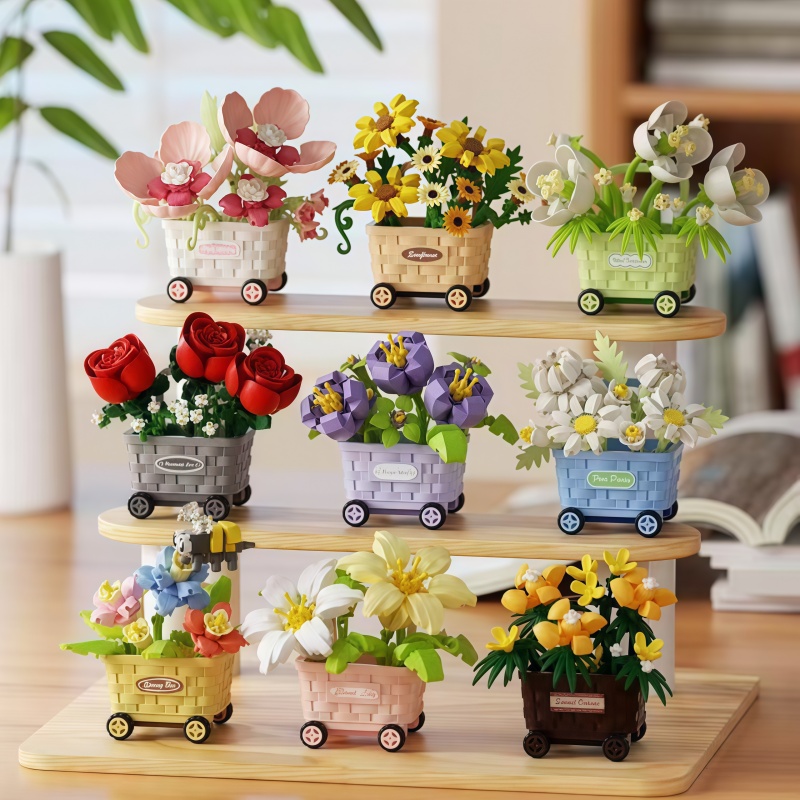 Flower cart surprise blind box - đánh giá và giá Gardening Tools Girls