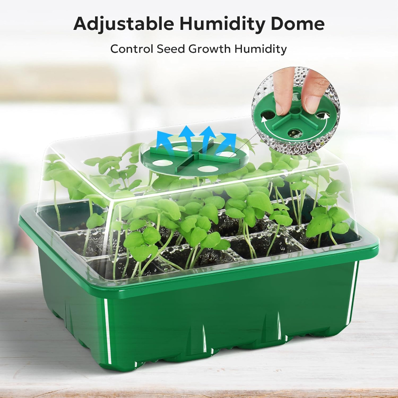 10PCS Seedling Trays Seed Star - đánh giá và giá Propagation Tray Dome