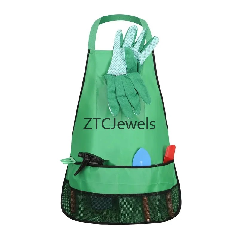 Kids Garden Apron Tool Set wit - đánh giá và giá Gardening Tools Girls