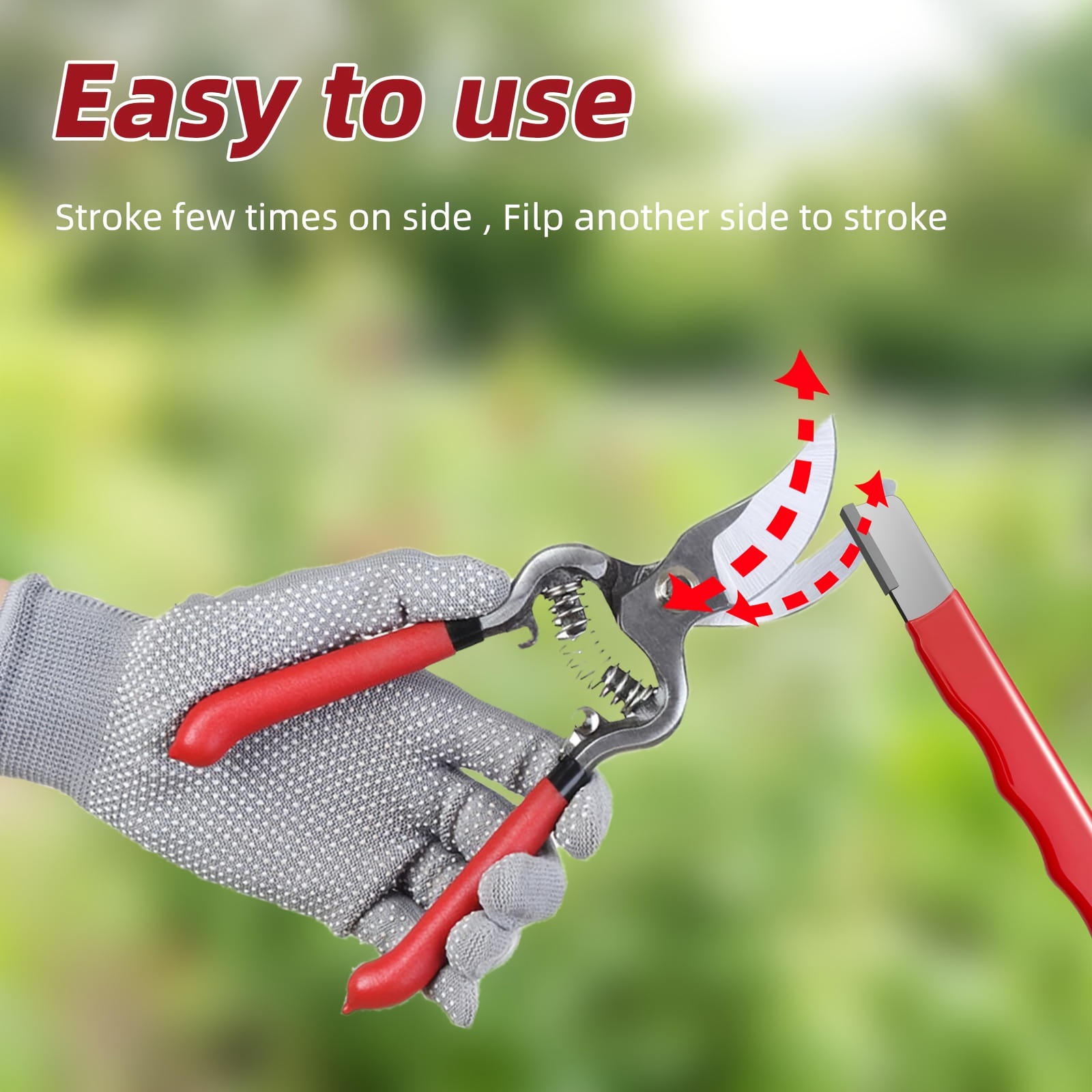 Garden Shears Sharpener, Easil - đánh giá và giá Gardening Tools Must Haves