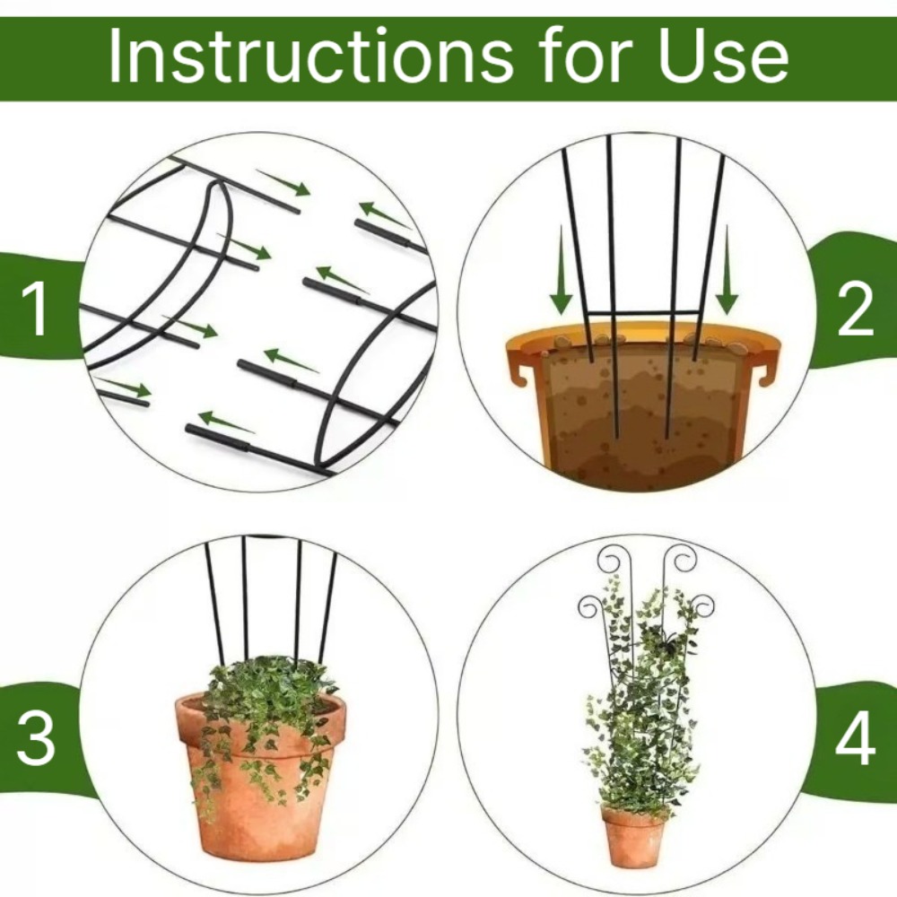Climbing Plant Trellis ABS Pla - đánh giá và giá Plant Support Stake
