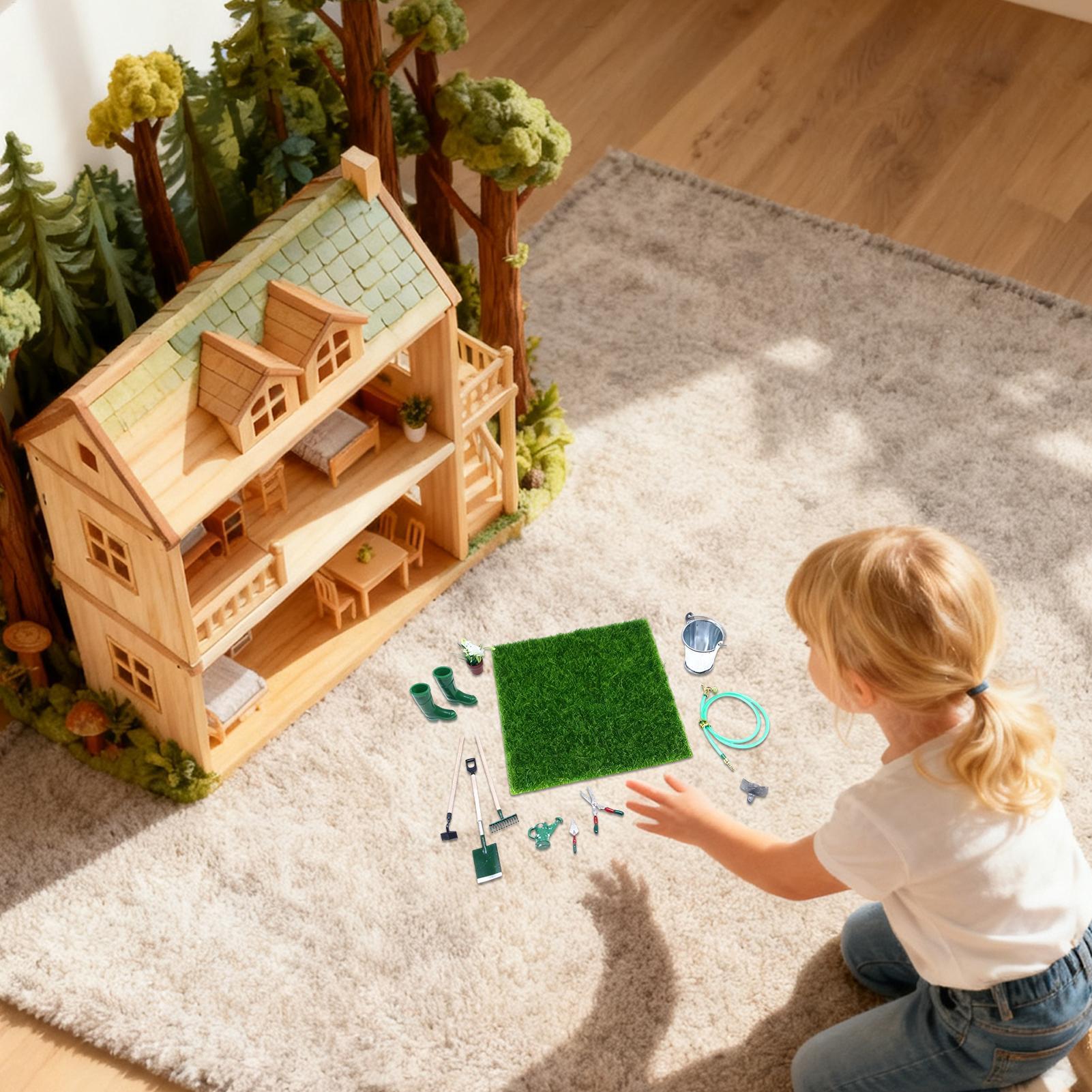 Miniature Gardening Decor Real - đánh giá và giá Gardening Tools Girls