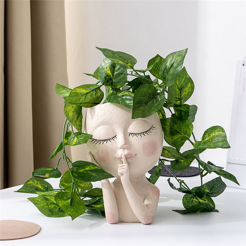 REST Girls Face Head Vases Flo - đánh giá và giá Gardening Tools Girls