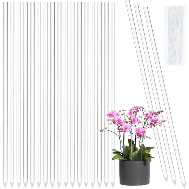 Reusable Clear Flower Support  - đánh giá và giá Plant Support Stake