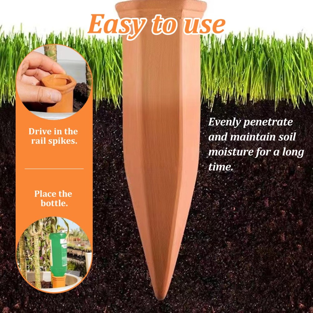 Terracotta Automatic Watering  - đánh giá và giá Plant Support Stake