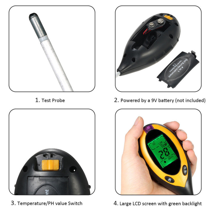 NEW 2026 LCD Soil PH Meter Tes - đánh giá và giá Soil Ph Meter