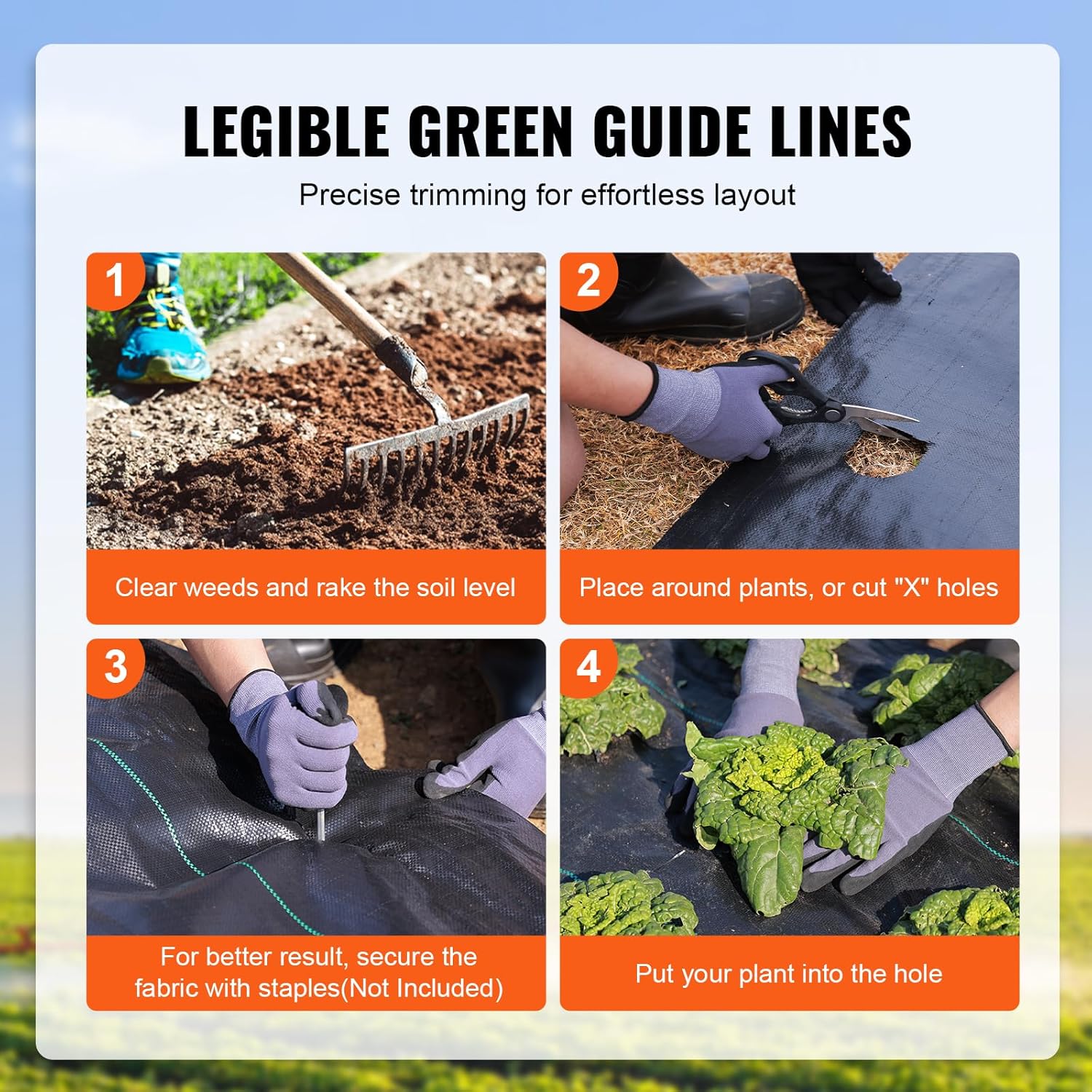 Heavy Duty Weed Barrier Fabric - đánh giá và giá Garden Netting Cover