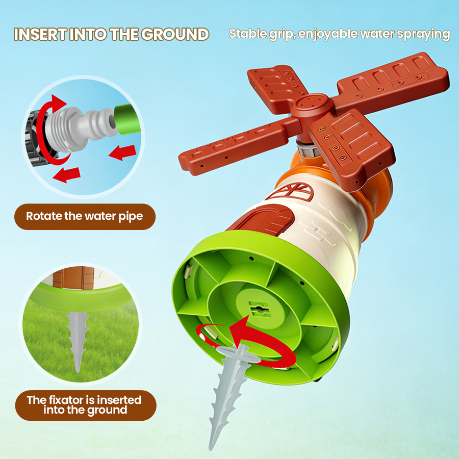 Outdoor Rotating Windmill Spri - đánh giá và giá Gardening Tools Girls