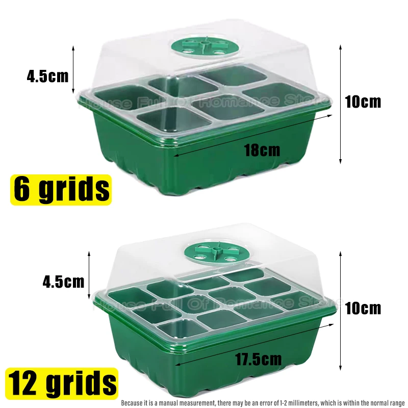Growing Starting Nursery Trays - đánh giá và giá Propagation Tray Dome
