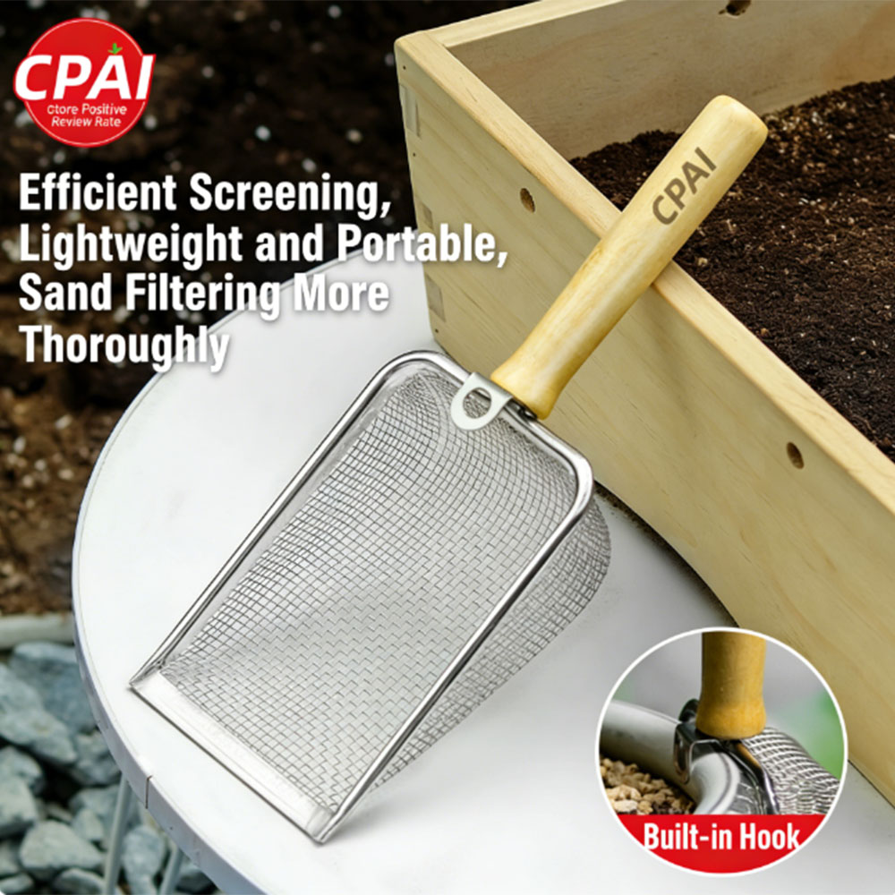 Must-Have Soil Sifter, Stainle - đánh giá và giá Gardening Tools Must Haves