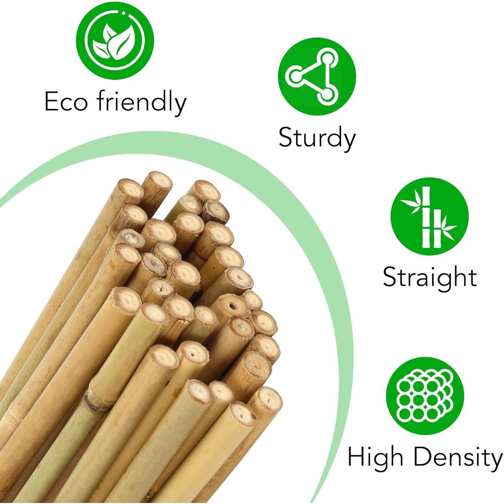 Set of 55 Bamboo Plant Stakes  - đánh giá và giá Plant Support Stake