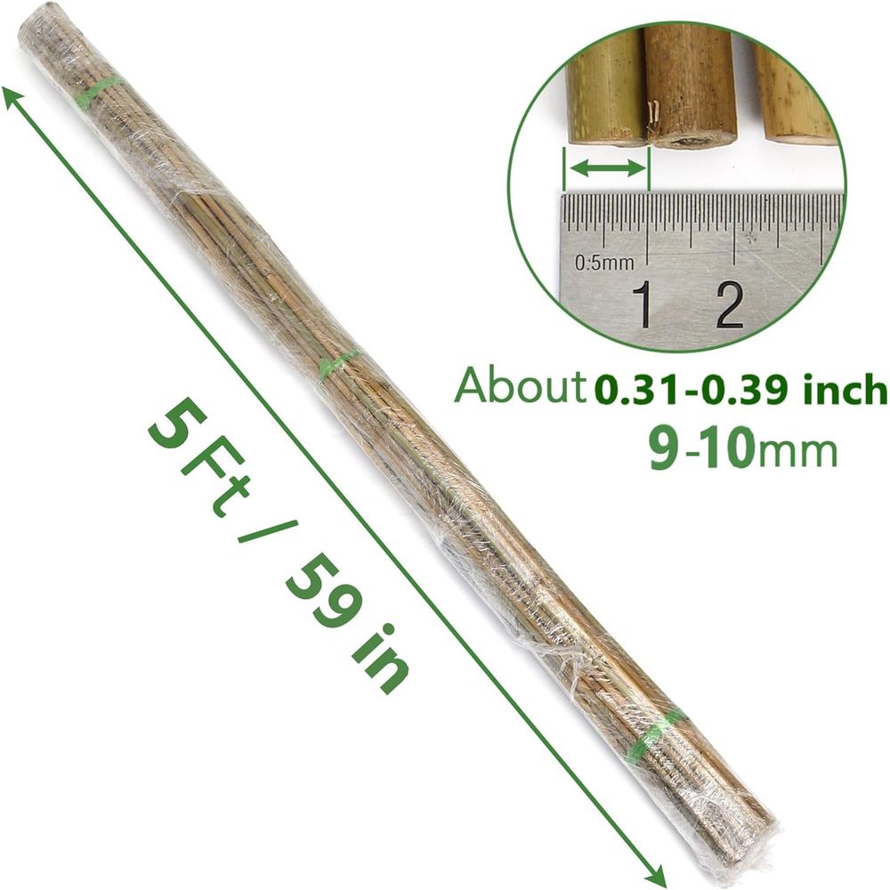 Set of 55 Bamboo Plant Stakes  - đánh giá và giá Plant Support Stake