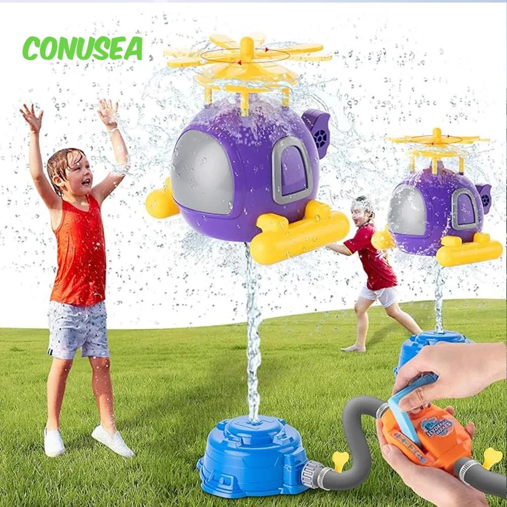 Helicopter Sprinkler Water Toy - đánh giá và giá Gardening Tools Girls
