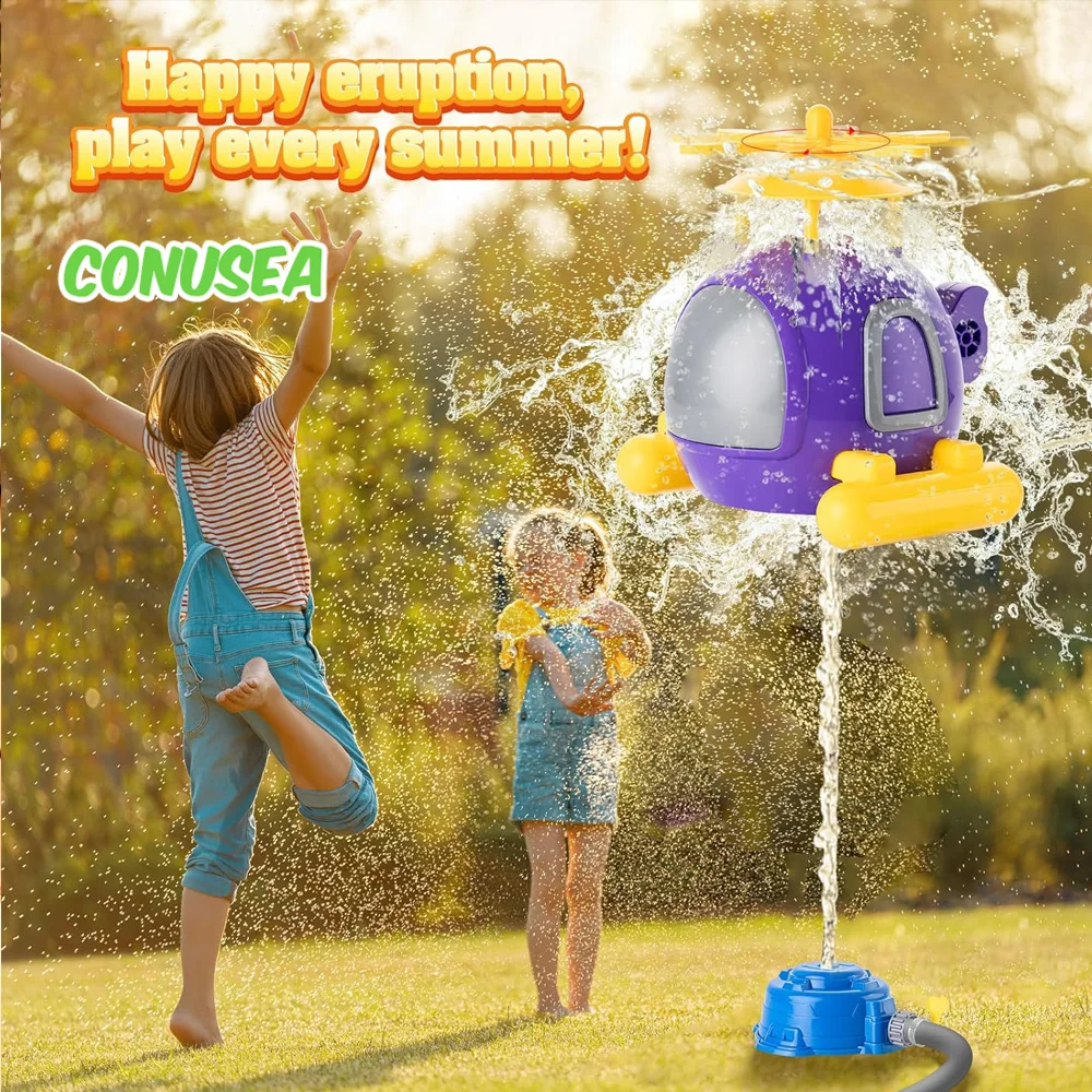 Helicopter Sprinkler Water Toy - đánh giá và giá Gardening Tools Girls