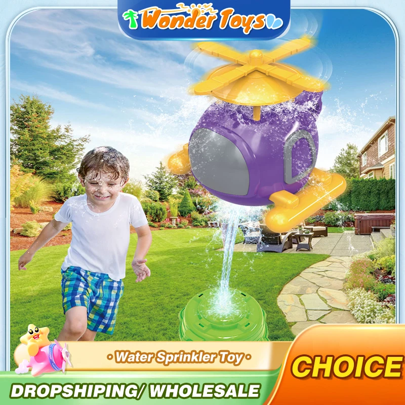 Helicopter Sprinkler Water Toy - đánh giá và giá Gardening Tools Girls